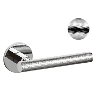 ATENA PANIER Door Handle - Brass - Bright Chrome Finish
