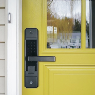 Smart Digital Mortise Door Lock - Black Color