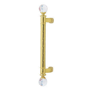 Creative Swaroski Crystal Door Pull Handle - 550mm - Gold Plated Finish