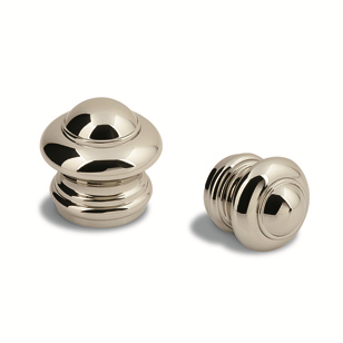 TUDOR Brass Cabinet Knob - Scratched bronze Finish