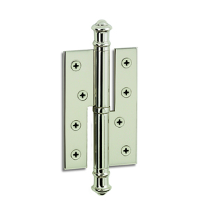 TUDOR Door Hinge Right - 120x75mm - Scratched Bronze Finish