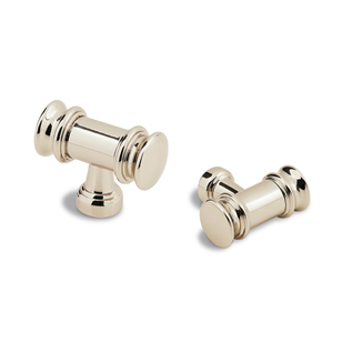 FRESIA Brass Cabinet Knob - Polished Brass Finish - Size 37mm