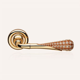 Feelings Mortise Handle On Rose Gold Plated - Finish