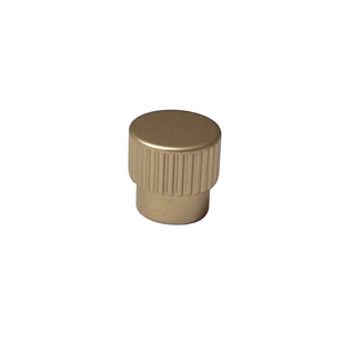 Modern Cabinet Knob - Natural Brass Finish - 25mm