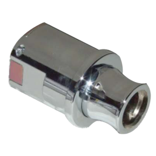 MOBY Push knob with core housing - Polished Chrome