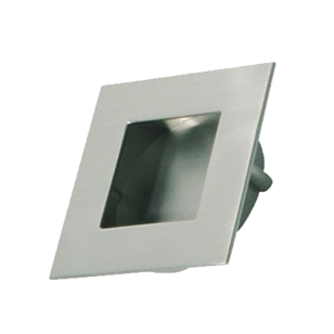 INN - Cabinet Flush Knob - Inox Look Finish - 70mm