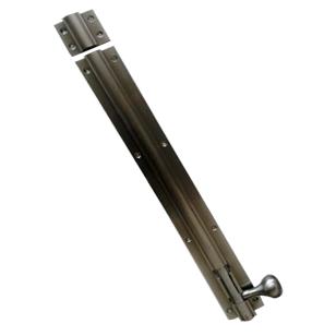 Extra Heavy Tower Bolt - 24 Inch - Stainless Steel Finish
