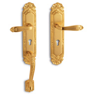 Miami Door Entrance Set - Old Gold Fini