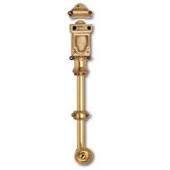 Aosta Tower Bolt - 60cm - Old Gold Fini