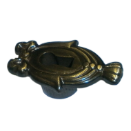 Escutcheon Key Hole - Shaded Bronze Fin