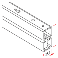 Raw Telescopic Slide - 900mm