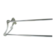 Shoe Rack - 80/110cm - Chrome Plated &