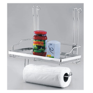 Multipurpose Single Shelf with Paper Ro