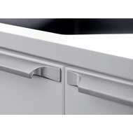 PRIMO Cabinet Handle - Aluminum Inox Lo