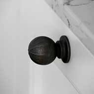 BANISTER Cabinet Knob - Antique Brown -