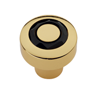 COSMIC Black Swarovski Cabinet Knob - 2