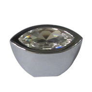 ELIPSE White Swarovski Cabinet Knob - 2