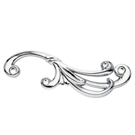 Swarovski Cabinet Handle Left - 128mm -