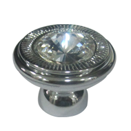 Swarovski Cabinet Knob - 30mm - Crystal