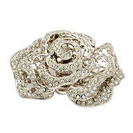 Jewellery Cabinet Knob in Silver Lux Fi