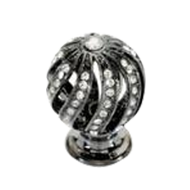 Fancy Jewel Cabinet Knob - 26mm - Cryst