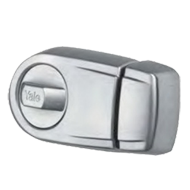Rim Lock - Dead Lock - Satin Nickel Fin