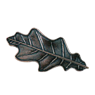 Leaf Cabinet Knob - 92mm - Antique Copp