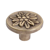 Cabinet Knob - 22mm -  Antique Brass Br