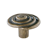 Cabinet Knob - Antique Brass Finish - 3