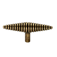 Cabinet Knob - Antique Brass Finish - 8