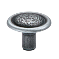 Cabinet Knob - Antique Silver Finish - 