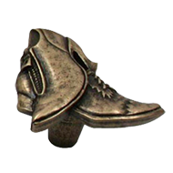 Cabinet Knob - Antique Brass Finish - 4