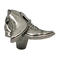 Cabinet Knob - Antique Silver Finish - 