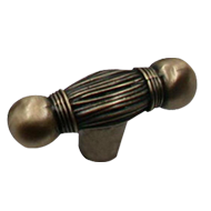 Cabinet Knob - Antique Brass Finish - 4