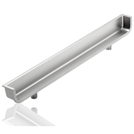 Cabinet Handle BACK - Inox Look Finish 