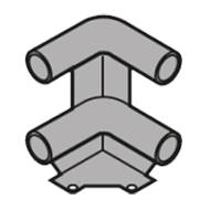 Corner Connector for Two Gallery Rails