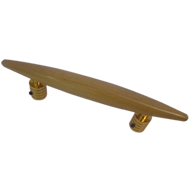 Pull Handle - Wood/Gold Finish