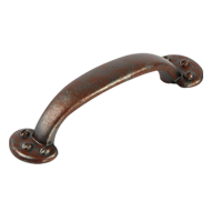 Cabinet Handle - 144mm - Rust Finish