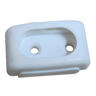 Holder for Oval Tube - White Plastic Tu