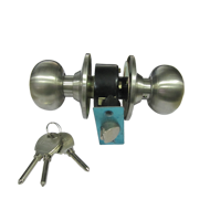 Tubular Lock with Key in Stainless Stee