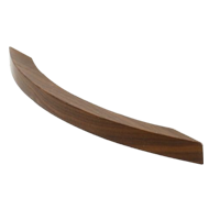 BOW Cabinet Handle - 192mm - Wood Walnu