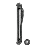 Door Pull Handle - ELLA ERBA - Black Ni