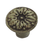 Cabinet Knob - 24mm - Old Bone Finish