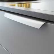 WOW Cabinet Handle - 256mm - Inox Look