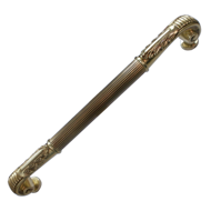 Sparta Door Pull Handle - Old Gold Fini