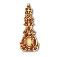 Furniture Carving - 164x70mm - Old Gold