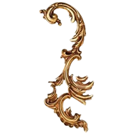 Furniture Carving - 277x105mm - Old Gol