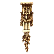 Furniture Carving - 215x56mm - Old Gold