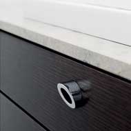 ARENA Cabinet Knob - 32mm - Bright Chro