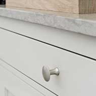 CASTLE Cabinet Knob - 36mm - Inox Look